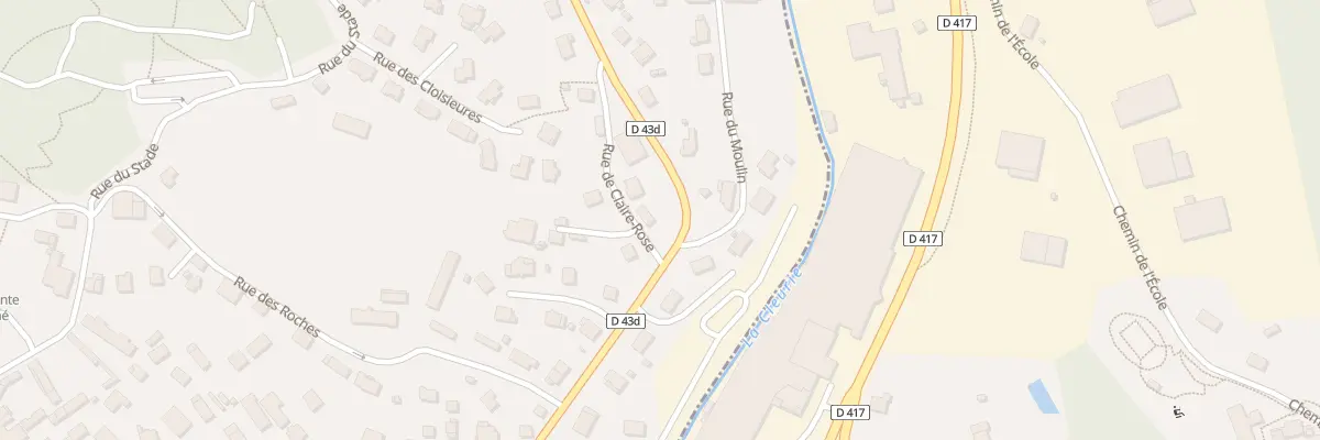Plan du 2 Rue de Claire-rose à Saint-Amé