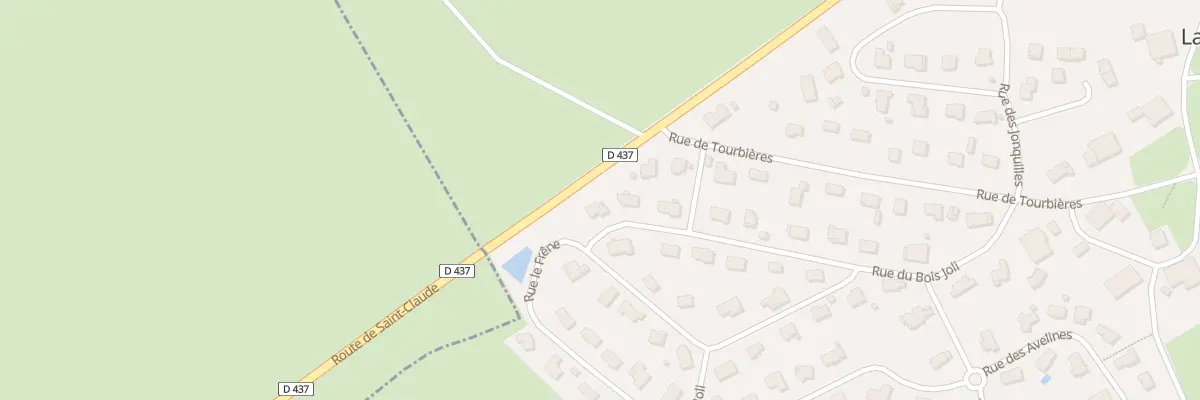 Plan du 20 Rue du Bois Joli à La Chenalotte