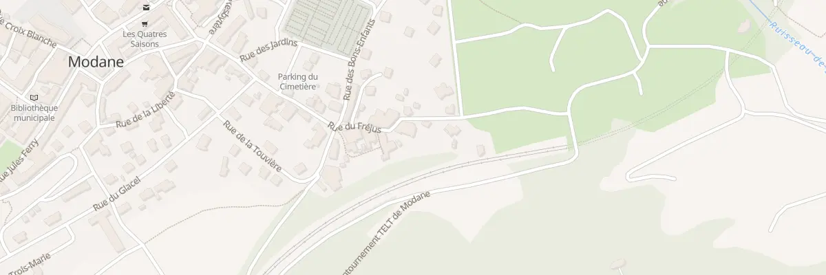 Plan du 199 Rue du fréjus à Modane