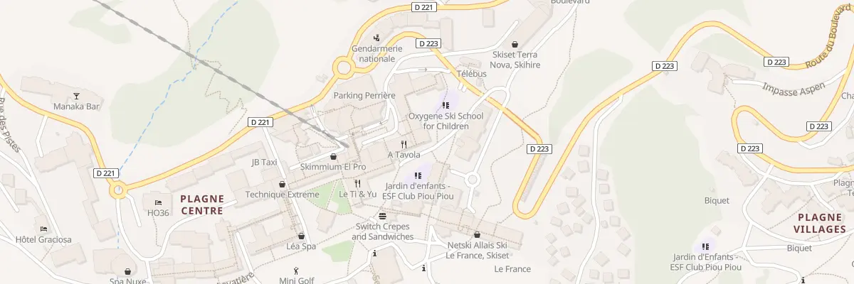 Plan du 115 Rue du Telemetro à La Plagne Tarentaise
