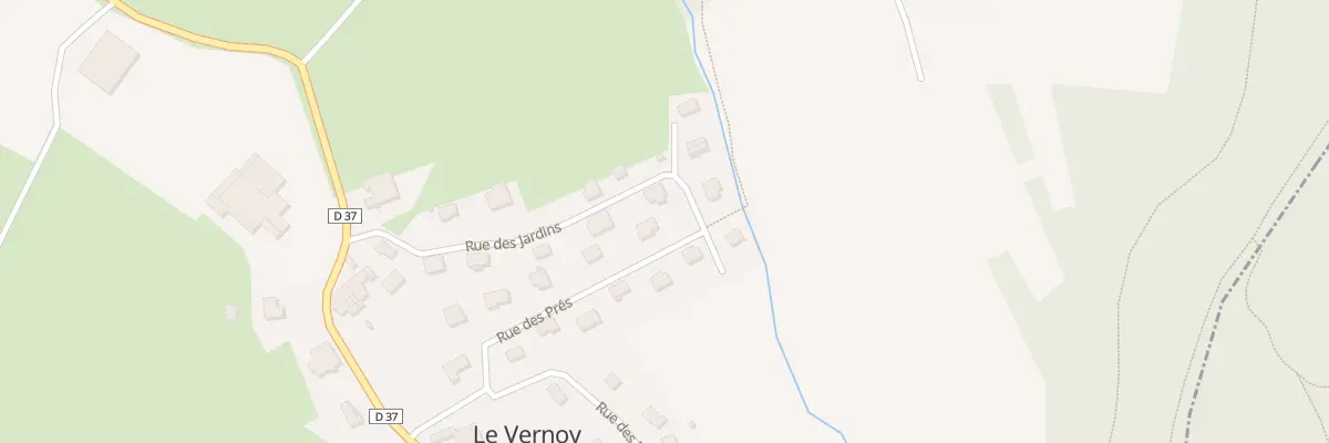 Plan du 11 Rue des Prés au Vernoy