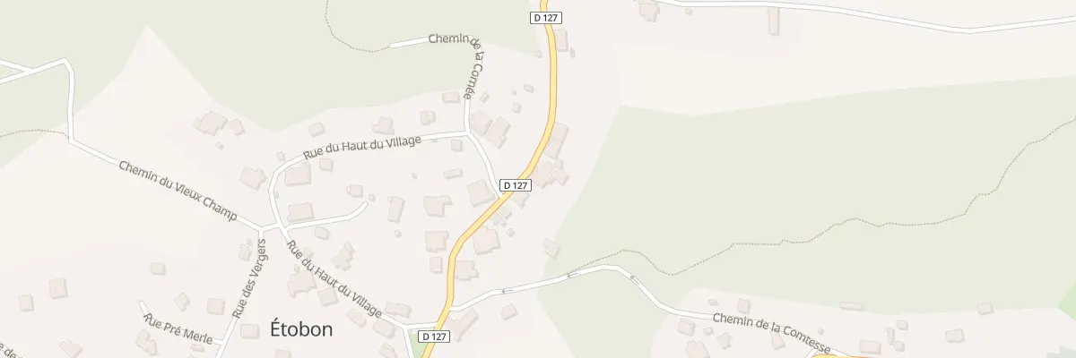 Plan du 12 Rte de Champagney à Étobon