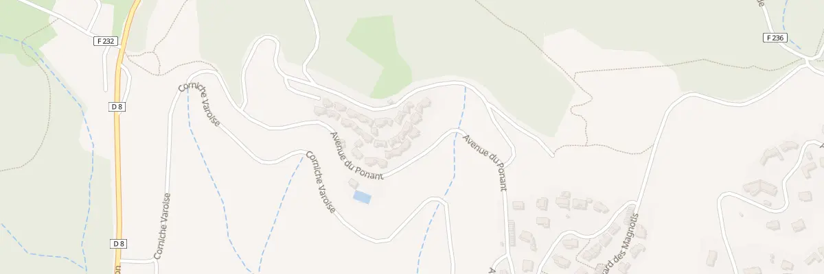 Plan du 5057 Bougnon à Roquebrune-sur-Argens