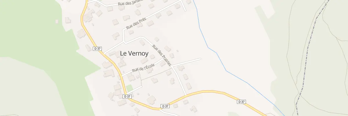 Plan du 8 Rue des Prairies au Vernoy