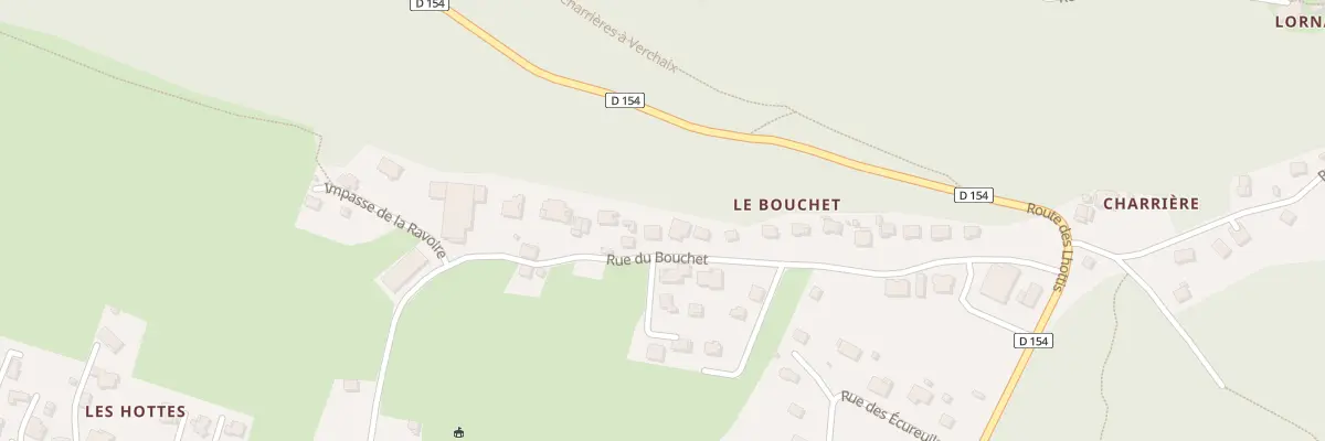 Plan du 433 Rue du Bouchet à Verchaix