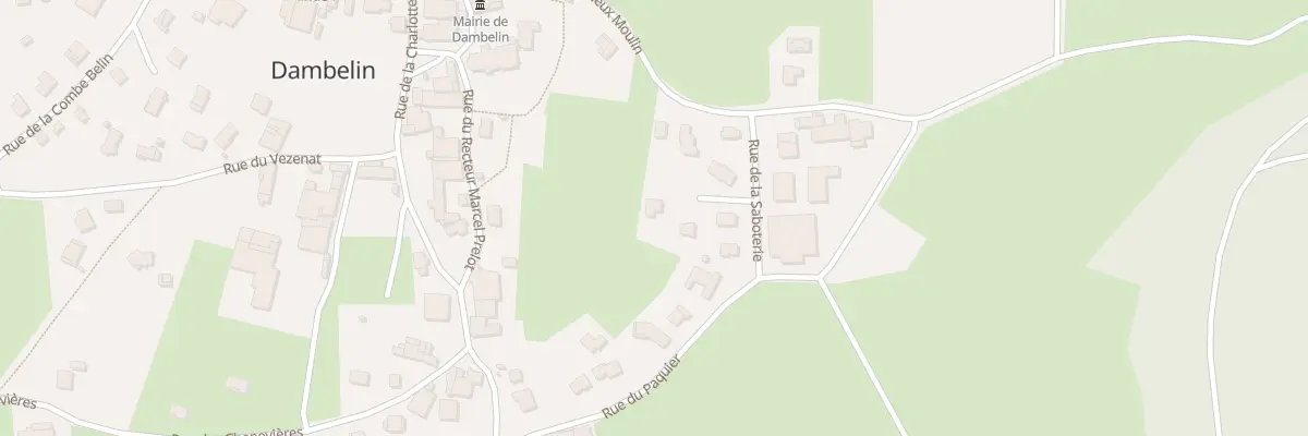 Plan du 6 Rue de la Saboterie à Dambelin