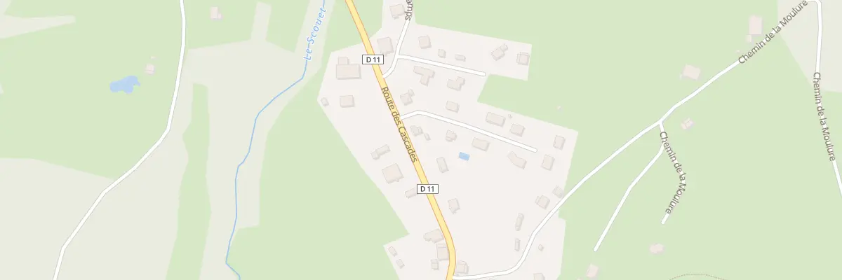 Plan du 2 Aux Fournees à Tendon