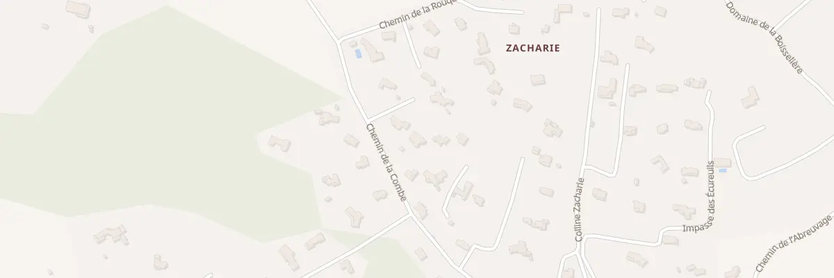 Plan du 6028 Zacharie à Bagnols-en-Forêt