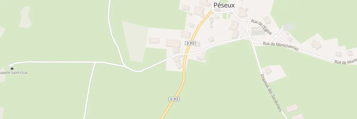 Plan du 12 Rue des Gelines à Péseux