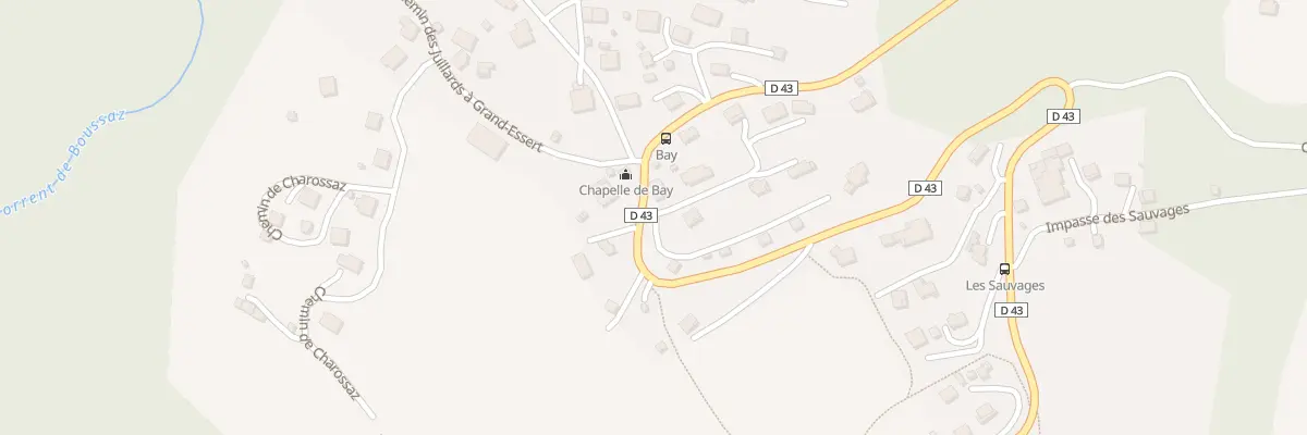 Plan du 3616 Rte du Plateau d’Assy à Passy