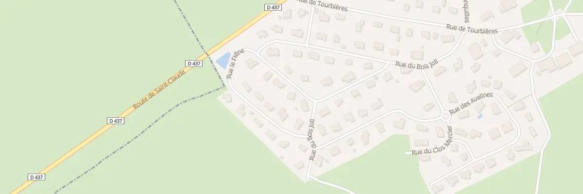 Plan du 30 Rue du Bois Joli à La Chenalotte