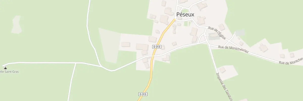 Plan du 10 Rue des Gelines à Péseux