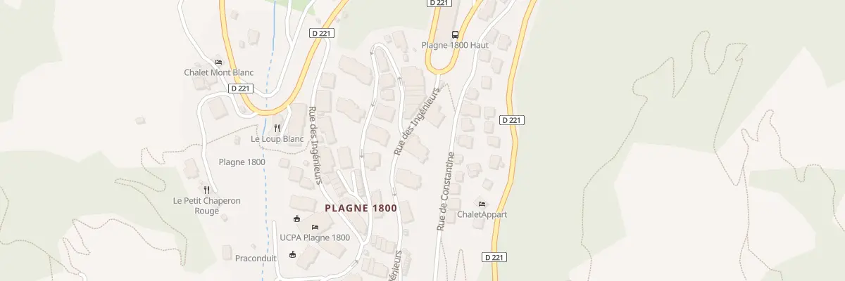 Plan du 5743 Imm Silene à La Plagne Tarentaise