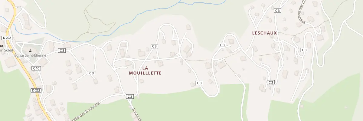 Plan du 891 Rte de Leschaux à Vacheresse