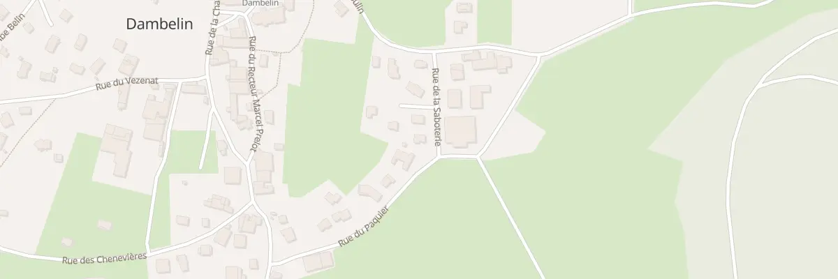 Plan du 12 Rue de la Saboterie à Dambelin