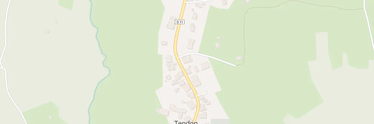 Plan du 36 Rte des Cascades à Tendon