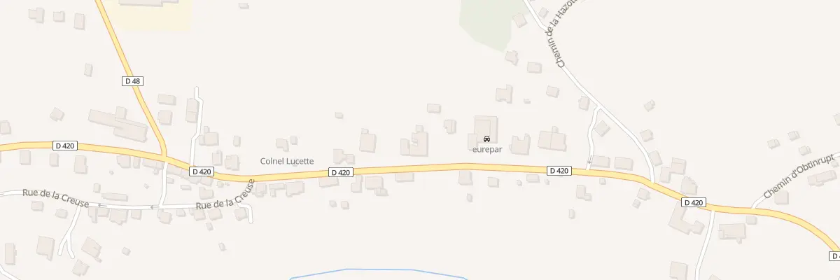 Plan du 27 Rte de Bruyères à Grandvillers
