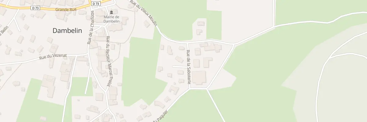 Plan du 2 Rue de la Saboterie à Dambelin