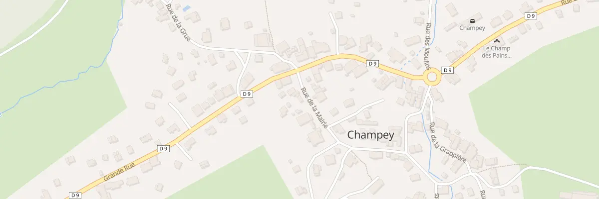 Plan du 27 Rue de la Mairie à Champey