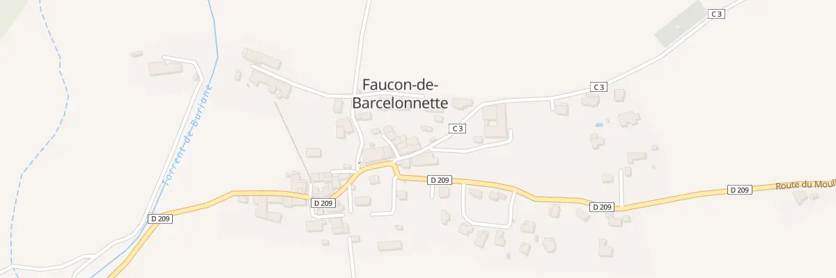 Plan du 41 Rte du Couvent à Faucon-de-Barcelonnette