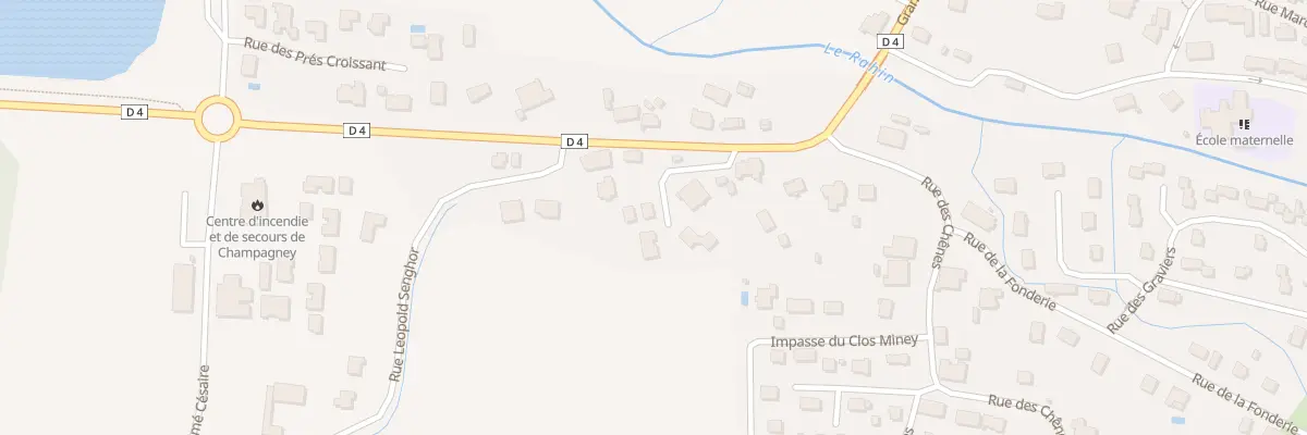 Plan du 7A Rue du Pâquis à Champagney
