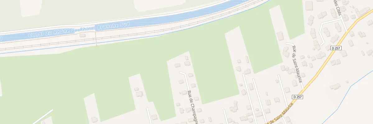 Plan du 14 Rue de Champagne à Colombier-Fontaine