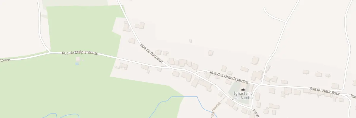Plan du 8 Rue de Baccarat à Brû