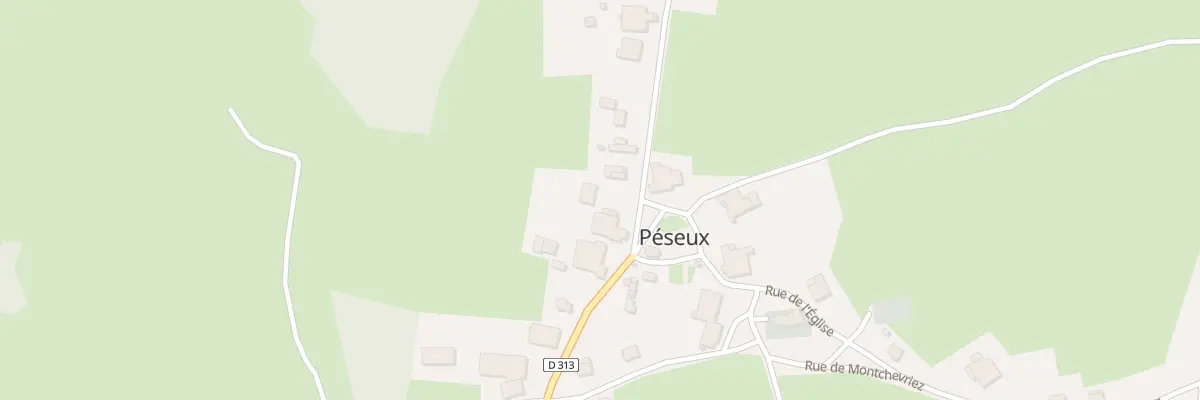 Plan du 1 Rue sous la Velle à Péseux