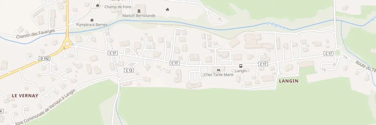 Plan du 327 Rte du Télésiège à Bernex