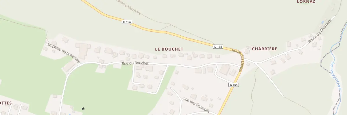 Plan du 565 Rue du Bouchet à Verchaix