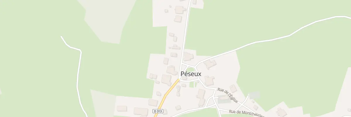 Plan du 3 Rue sous la Velle à Péseux