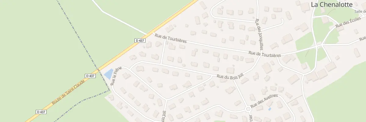 Plan du 12 Rue du Bois Joli à La Chenalotte