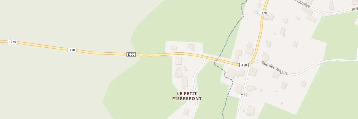 Plan du 2 Rue le Petit Pierrepont à Pierrepont-sur-l’Arentèle