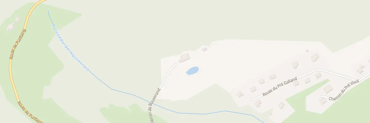 Plan du 4 Che de Bouxerand à Cleurie