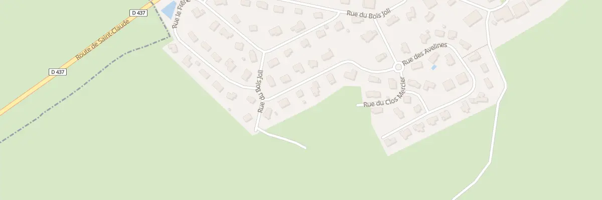 Plan du 4 Rue des Avelines à La Chenalotte