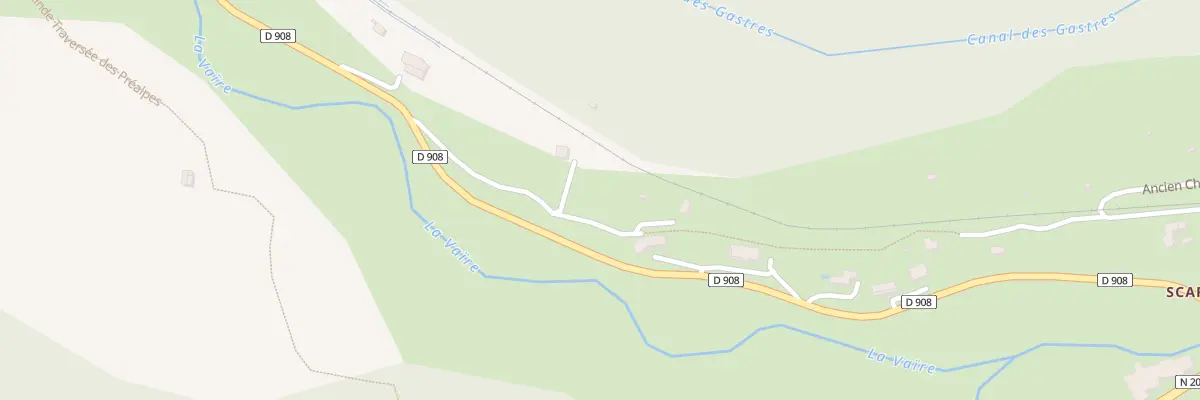 Plan du 7169 Le Deffend à Annot