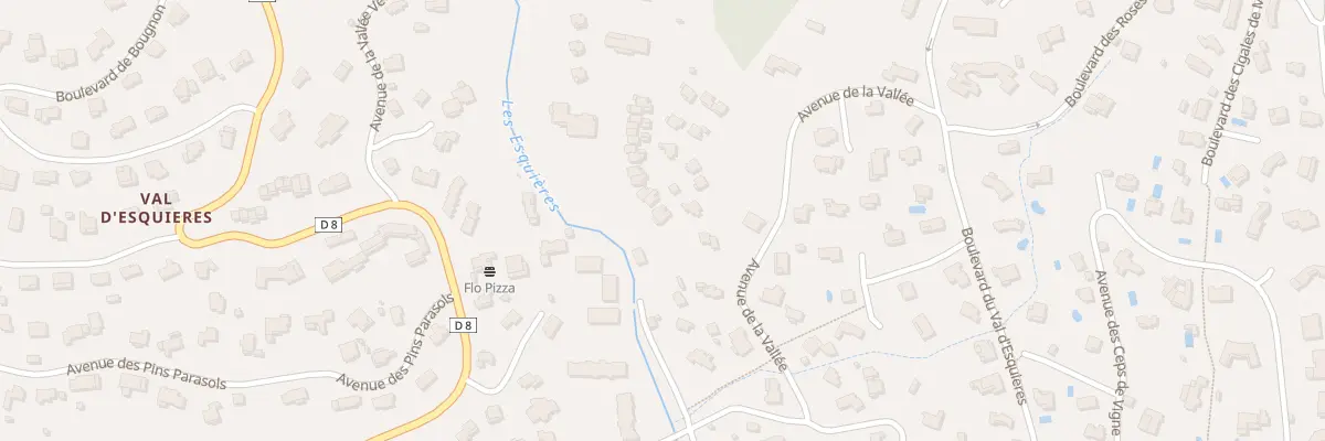 Plan du 104F Av de la Vallee à Roquebrune-sur-Argens