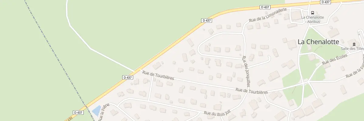 Plan du 20B Rue des Tourbières à La Chenalotte