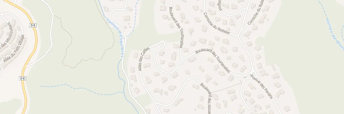 Plan du 221 Bd des Tourterelles à Roquebrune-sur-Argens