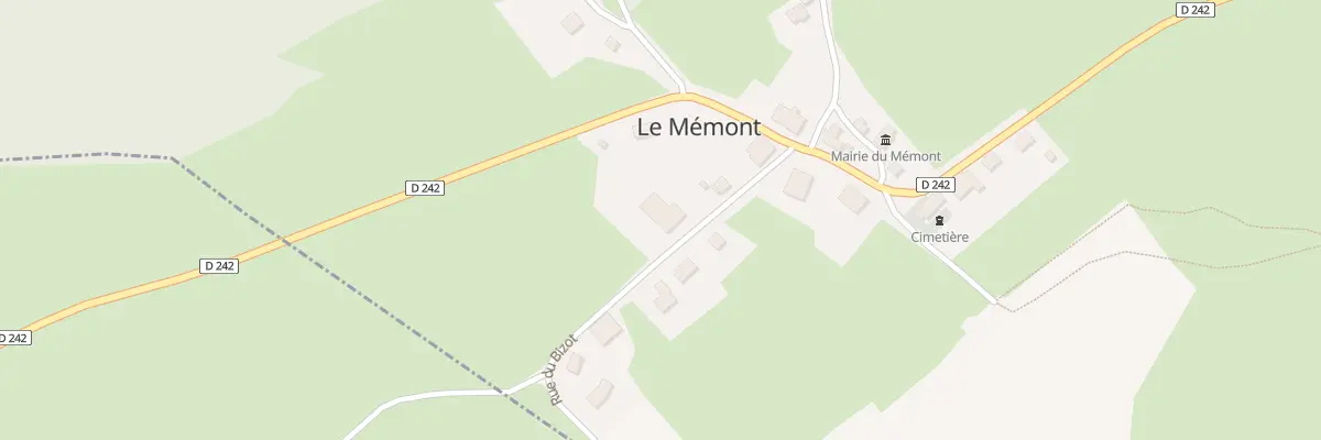 Plan du 6 Rue du Bizot aux Bréseux