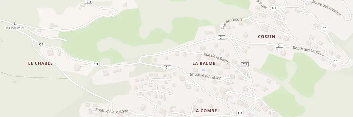 Plan du 22 Rue de la Balme à Verchaix