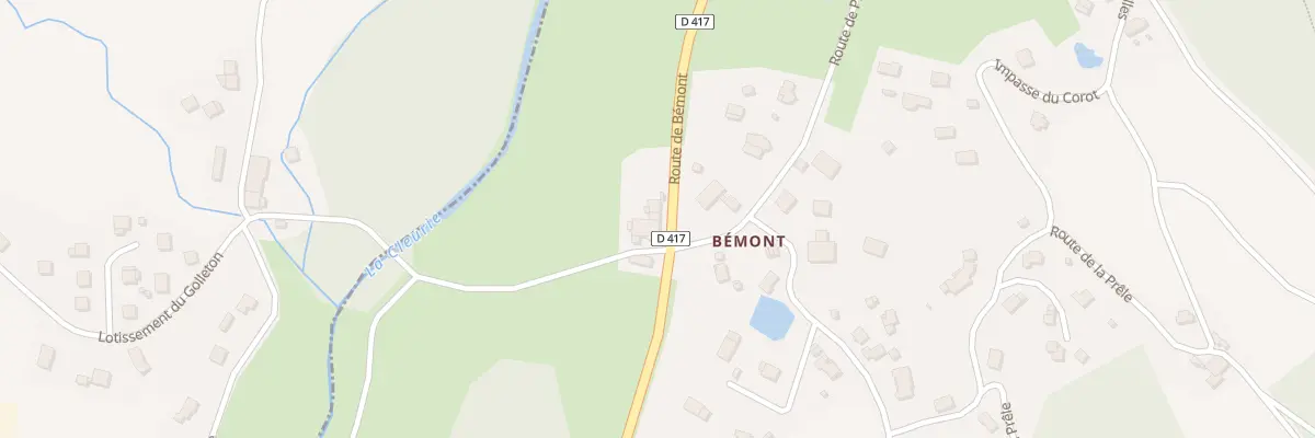 Plan du 19B Rte de Bémont au Syndicat
