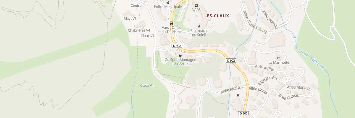 Plan du 112 Crs Brayer à Vars