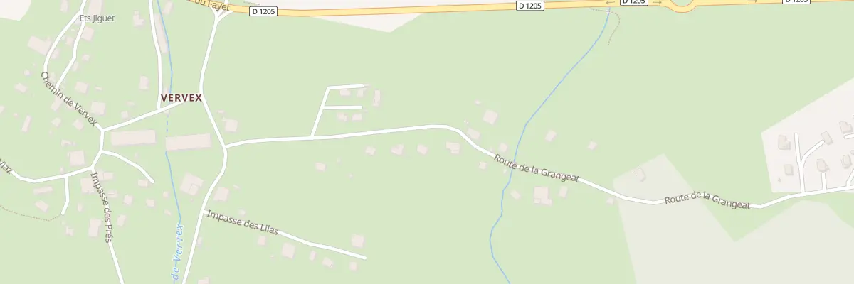 Plan du 845 Rte de Grangeat à Domancy