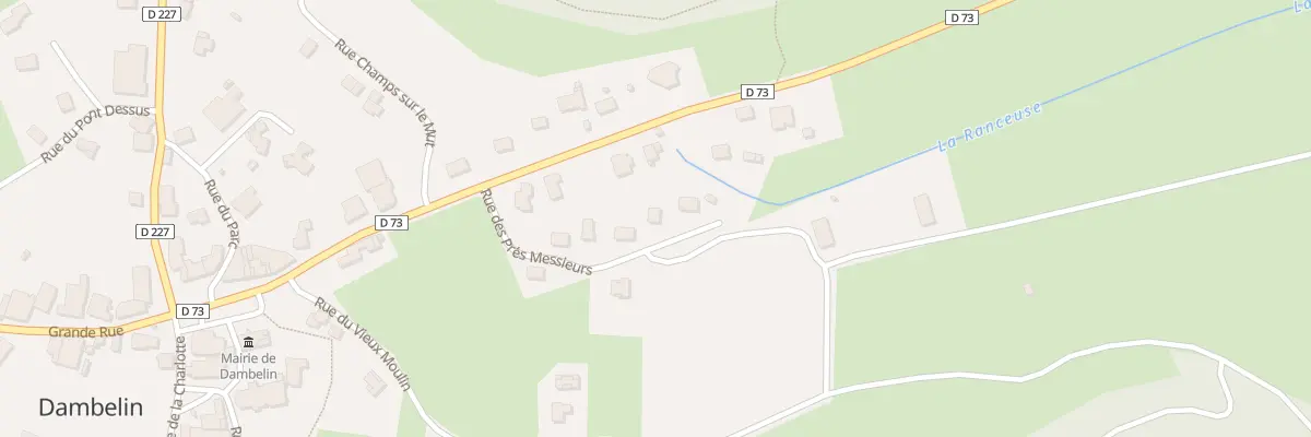Plan du 5202 Rue des Pres Messieurs à Dambelin