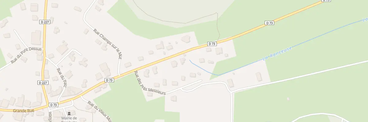 Plan du 5A Grande Rue à Dambelin