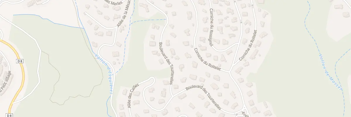 Plan du 320 Bd des Tourterelles à Roquebrune-sur-Argens