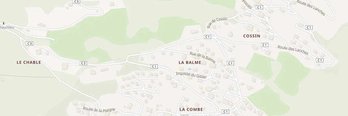 Plan du 44 Rue de la Balme à Verchaix