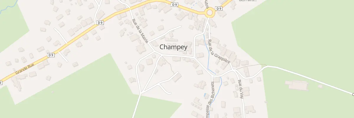 Plan du 11 Rue de la Mairie à Champey