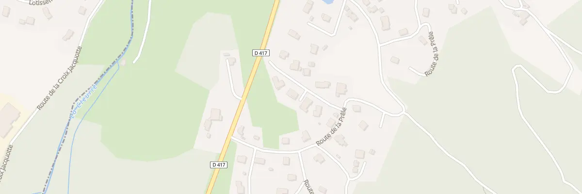 Plan du 5 Lot aux Frachamps au Syndicat